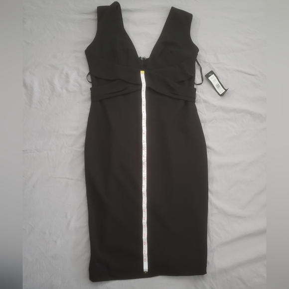 Bebe size 6 little black dress - Picture 4 of 7